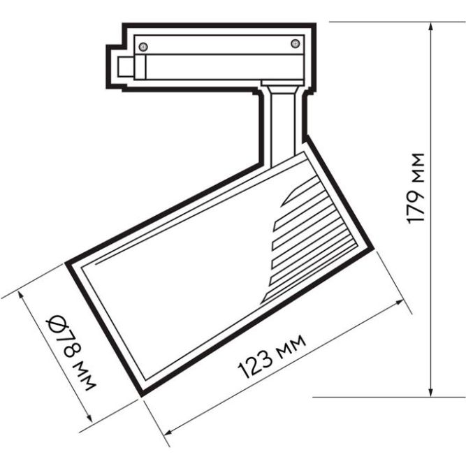 Светильник трековый PTR 1725 25Вт 4000К 24град. WH бел. IP40 Jazzway 5026148
