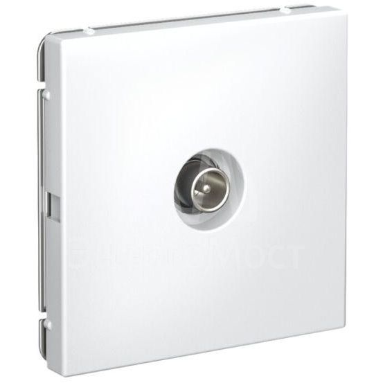 Розетка телевизионная проходная TV ArtGallery 4дБ механизм бел. SE GAL000192