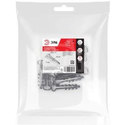 Дюбель-хомут 5-8мм для плоского кабеля NO-224-564 черн. (уп.10шт) Эра Б0066298