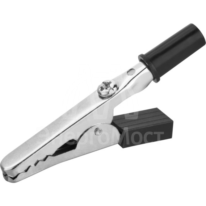 Зажим &amp;quot;крокодил&amp;quot; 5А 80 853 OAC-5A-55-B25 черн. ОНЛАЙТ 80853