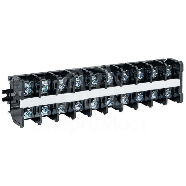 Терминал клеммный TK-0100 до 25кв.мм 100А 10 клеммные пары EKF tk-0100