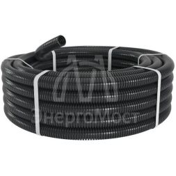 Труба гофрированная ПА d10мм ПВ-2 dвнутр. 9.7мм dнар. 13.0мм без протяж. черн. (уп.50м) DKC PA601013F2