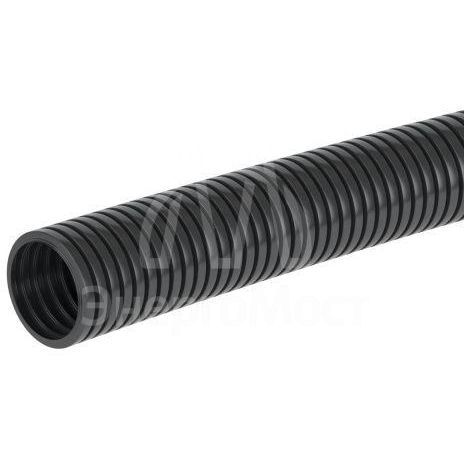 Труба гофрированная ПА d10мм ПВ-2 dвнутр. 9.7мм dнар. 13.0мм без протяж. черн. (уп.50м) DKC PA601013F2