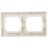 Рамка 2-м IP44 BRITE РУ-2-БрКр-44 беж. IEK BR-M22-44-K10