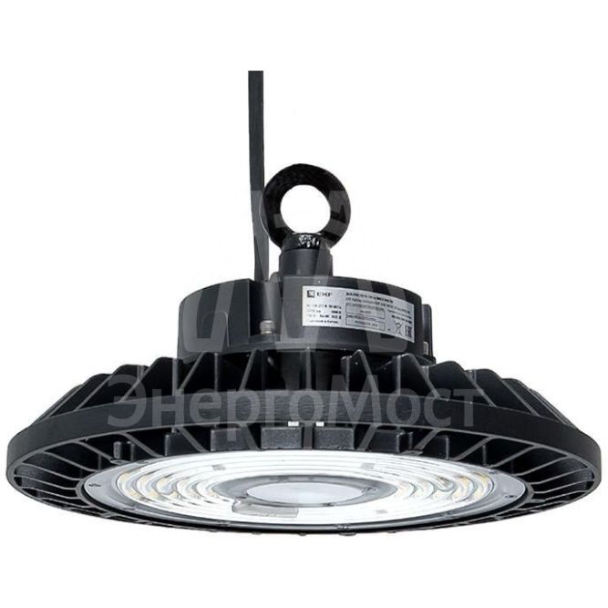 Светильник светодиодный ДСП-2101 100Вт 120град. 5000К IP65 промышленный для высоких пролетов EKF HIL-2101-100-120-5000