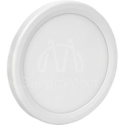 Светильник светодиодный ДВО 1006 9Вт 6500К IP20 встраив. Basic EKF DLL-1006-9-6500