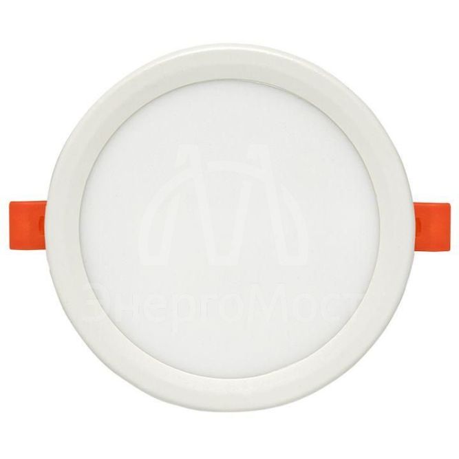 Светильник светодиодный ДВО 1006 9Вт 6500К IP20 встраив. Basic EKF DLL-1006-9-6500