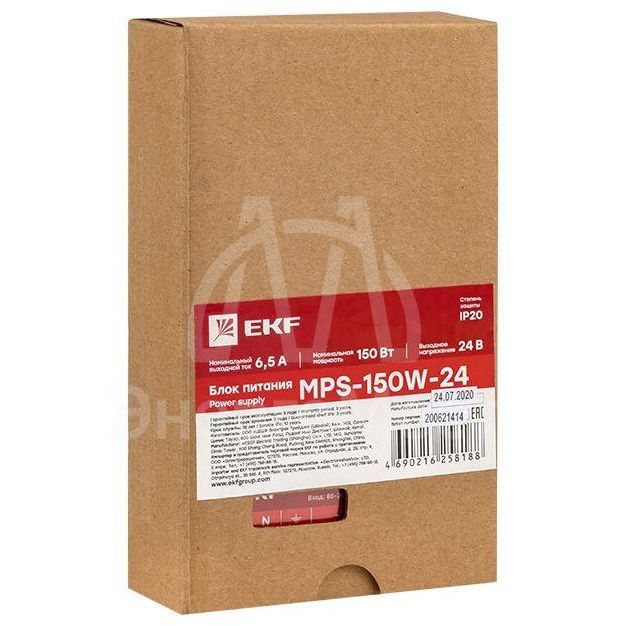 Блок питания 24В MPS-150W-24 Proxima EKF mps-150w-24