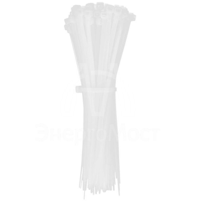 Хомут кабельный 3.6х150 нейл. бел. (уп.100шт) IEK UHH31-D036-150-100