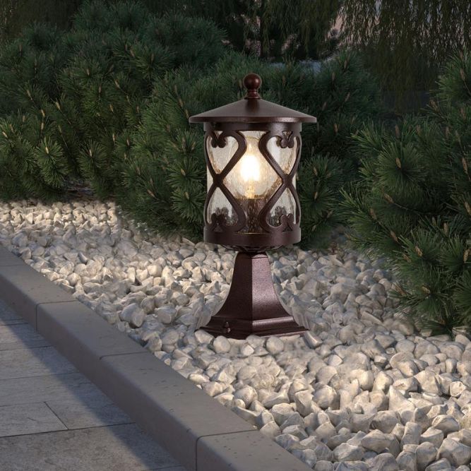 Светильник Mifi 1х40Вт E27 IP44 ландшафтный Voltega VGL7211FL-01BR