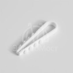 Дюбель-хомут для круглого кабеля 5-10мм бел. (уп.100шт) TOKOV ELECTRIC TKE-DH-5-10-C01