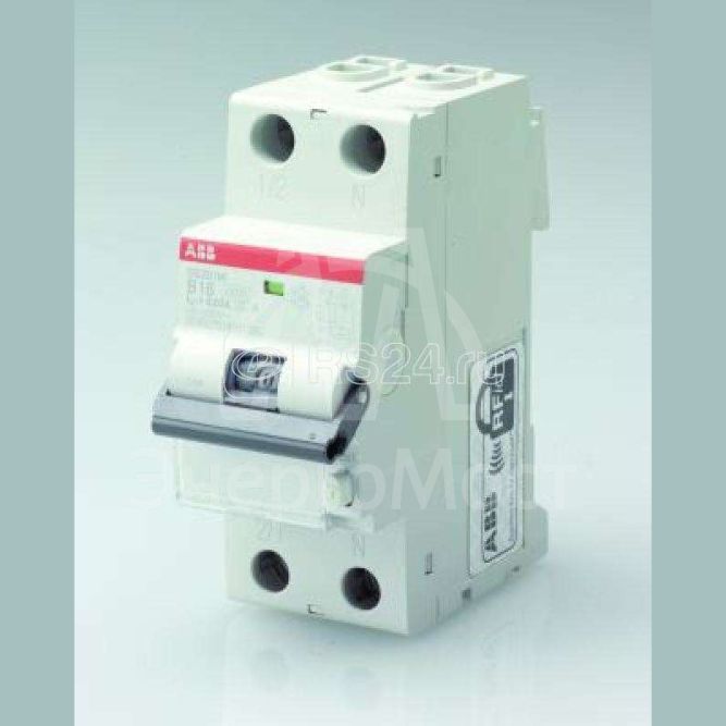 Выключатель автоматический дифференциального тока DS201 B16 AC301 16А 30мА ABB 2CSR255080R1165