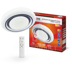 Светильник светодиодный COMFORT AURORA 75Вт 230В 3000-6500К 6000лм 500х70мм с пультом ДУ IN HOME 4690612035741