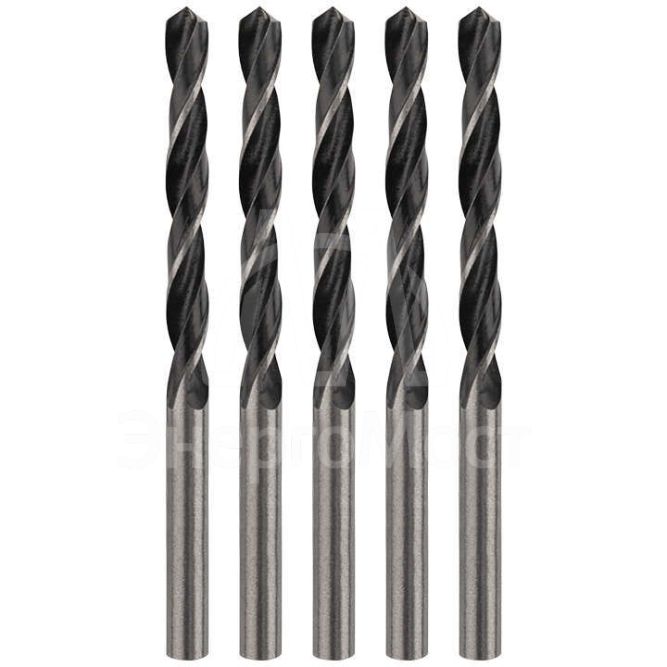 Сверло по металлу 8.0мм HSS (уп.5шт) DIN 338 Rexant 91-0625