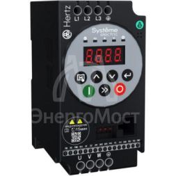 Преобразователь частоты STV050 Hertz 0.4кВт 220В ЭМС С3 + LED панель оператора SE STV050U04M2