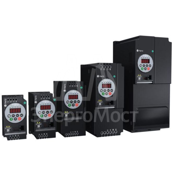 Преобразователь частоты STV050 Hertz 0.4кВт 220В ЭМС С3 + LED панель оператора SE STV050U04M2