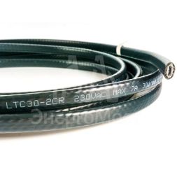 Кабель нагрев. саморег. 30Вт/м с экраном 220В (термопласт) EXTHERM LTC30-2CR