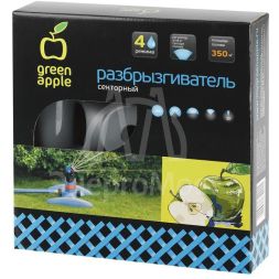 Разбрызгиватель 360град. вращ. с регулир. углом полива пластик. (1/12) Green Apple Б0003103