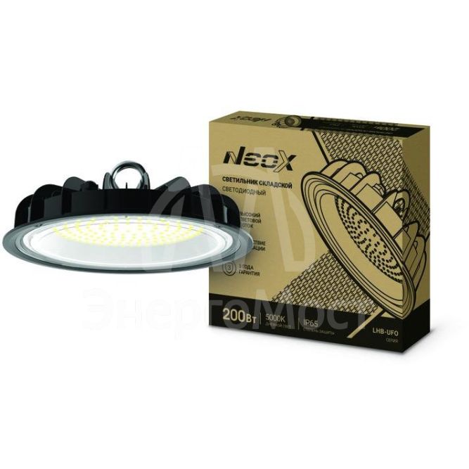 Светильник светодиодный складской LHB-UFO 200Вт 120гр 230В 5000К 21000лм 105лм/Вт IP65 без пульсации NEOX 4690612038216