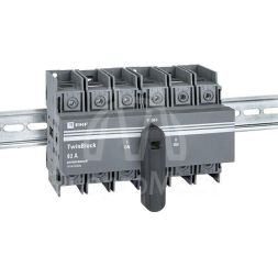 Рубильник 3п 40А реверсивный с рукояткой для прямой установки TwinBlock EKF tb-s-40-3p-rev