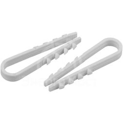 Дюбель-хомут для круглого кабеля 5-10мм бел. (уп.10шт) ЭРА Б0045087