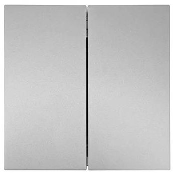 Выключатель 2-кл. СП ZIMA IP20 10А безвинт. зажим сер. матов. LEZARD 704-7488-101QC