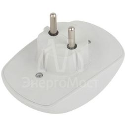 Разветвитель 2-м SPx-2-W без заземл. 10А бел. Эра Б0053480