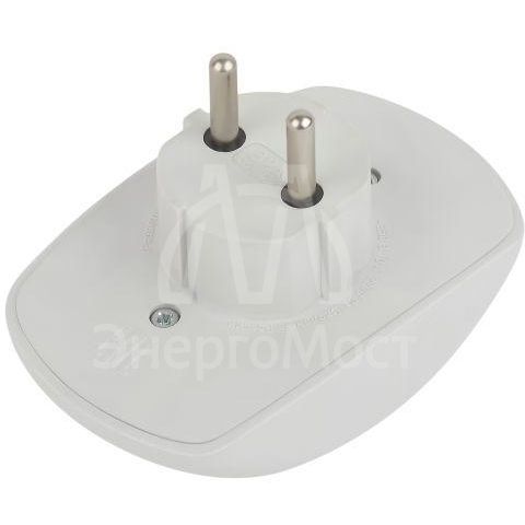 Разветвитель 2-м SPx-2-W без заземл. 10А бел. Эра Б0053480