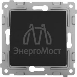 Переключатель проходной 1-кл. СП Pixel 10А IP20 механизм карбон TOKOV ELECTRIC TKE-PX-P1-C14