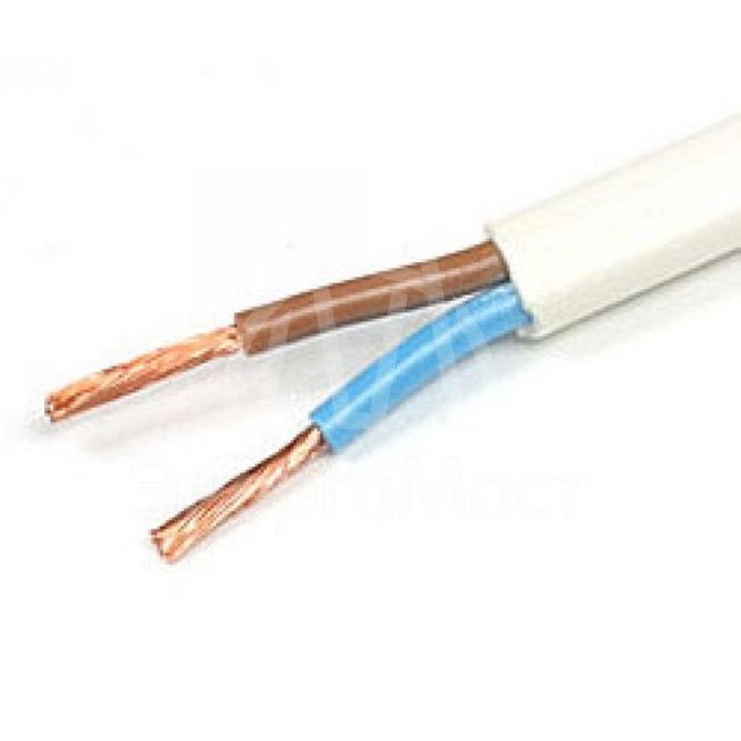 Шнур TOKOV ELECTRIC ШВВП 2х0.5 380В Б (уп.100м) 1945470