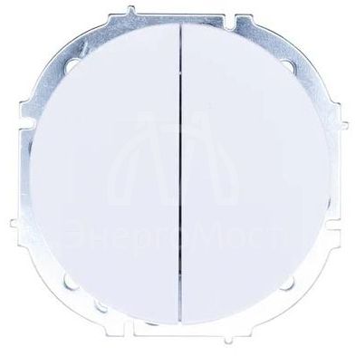 Выключатель 2-кл. СП OSEN 10А IP20 механизм бел. LEZARD 743-0288-101