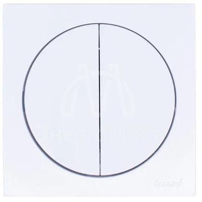 Выключатель 2-кл. СП OSEN 10А IP20 механизм бел. LEZARD 743-0288-101