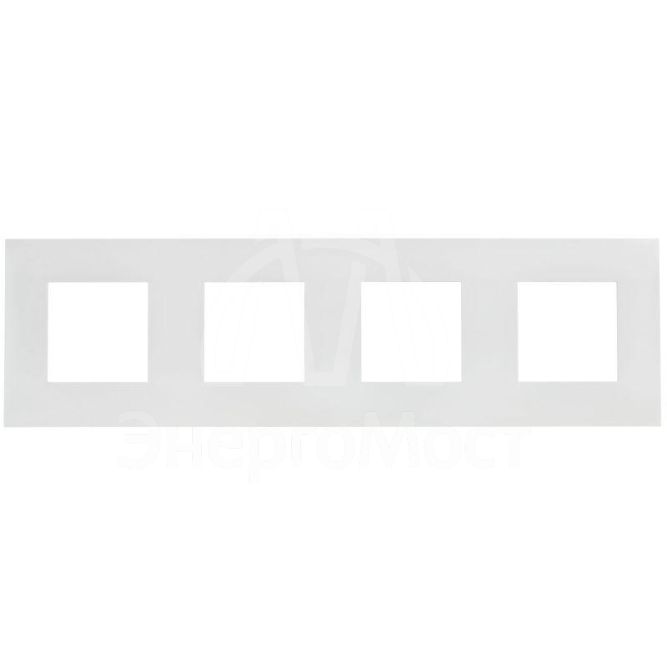 Рамка 4-м SKANDY SK-F04W арктич. бел. IEK SK-M42-K01