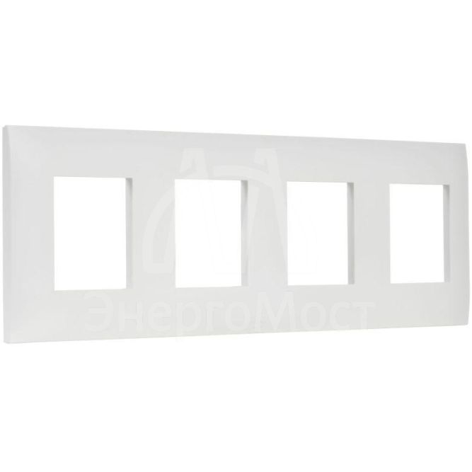 Рамка 4-м SKANDY SK-F04W арктич. бел. IEK SK-M42-K01
