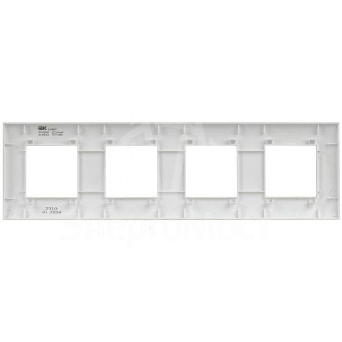 Рамка 4-м SKANDY SK-F04W арктич. бел. IEK SK-M42-K01
