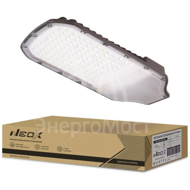 Светильник уличный светодиодный ДКУ-03 50Вт 230В 5000К 7000лм 140лм/Вт IP65 линзованный NEOX 4690612038797