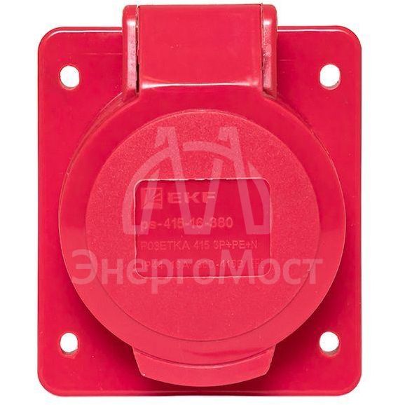 Розетка скрыт. уст. 16А 380В 3P+РЕ+N IP44 (415) EKF ps-415-16-380