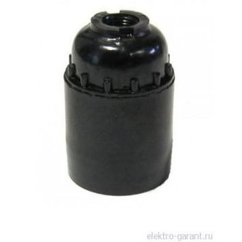 Патрон карболитовый подвесной E27 M12 черн. TOKOV ELECTRIC TKE-C05-PKB-27-12