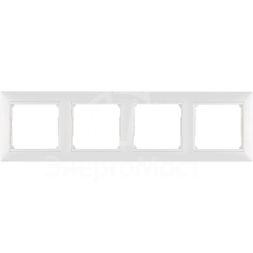 Рамка 4-м Valena горизонт. бел. Leg 774454