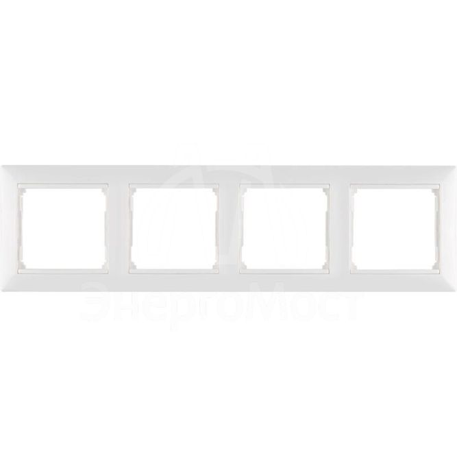 Рамка 4-м Valena горизонт. бел. Leg 774454