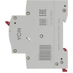 Выключатель автоматический модульный 3п C 6А 4.5кА MB63 YON MB63S-3PC06