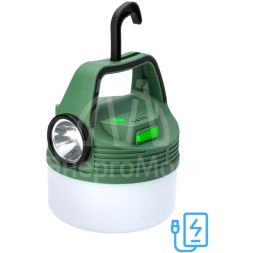 Фонарь аккумуляторный кемпинговый походный 16Вт SMD LED+3Вт LED Li-ion 18650 2400мА.ч Power-bank корпус ABS-пластик индикатор уровня заряда USB-шнур складной крючок для подвешивания матов. рассеив. КОСМОС KOC616Lit