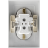 Розетка 2-м AtlasDesign 16А с заземл. в сборе бел. SchE ATN000124