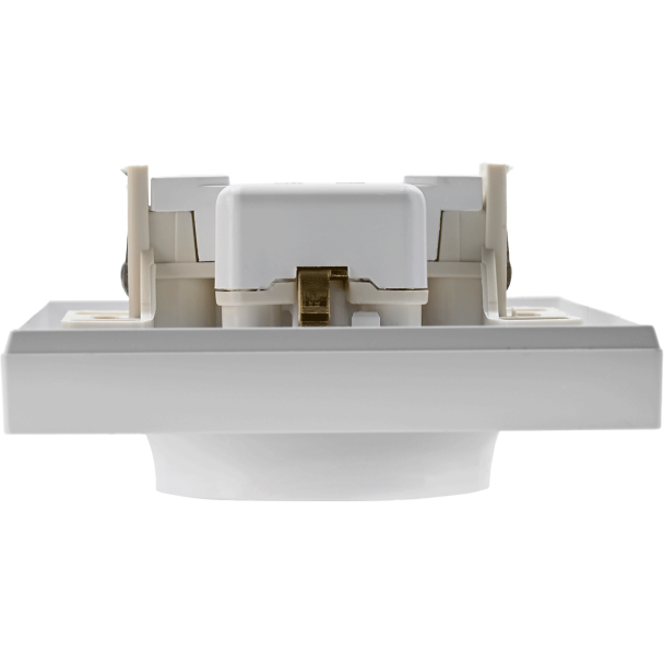 Розетка 2-м AtlasDesign 16А с заземл. в сборе бел. SchE ATN000124