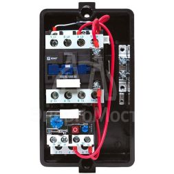 Пускатель магнитный КМЭ 25А 230В с РТЭ и индикатором PROxima в корп. IP65 EKF ctrp-r-25-230v-led