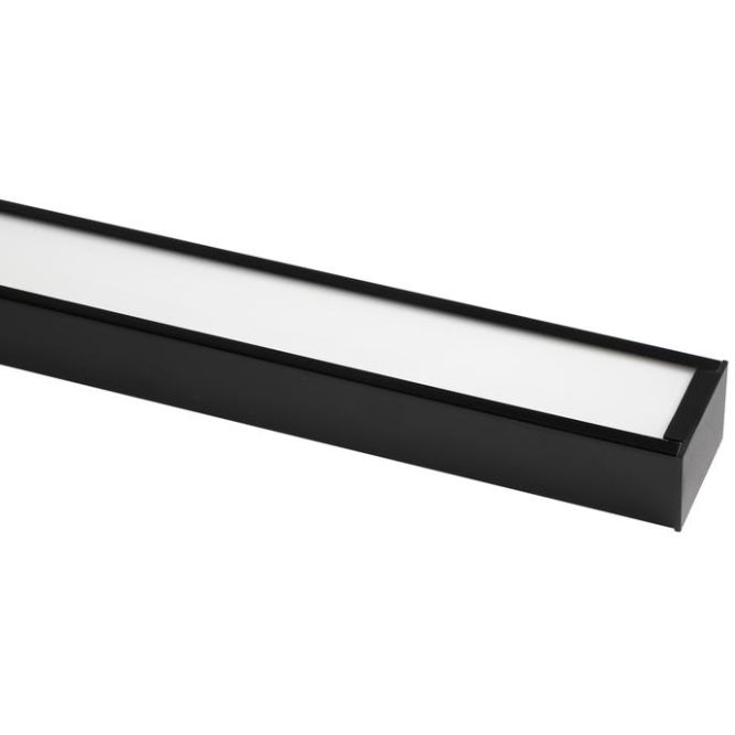 Светильник светодиодный PSO-01 24Вт 4000К IP40 1200х50мм BLACK ДПО/ДСО для реечных потолков IP40 (универсальный монтаж: накладной/подвесной) Pro JazzWay 5058712