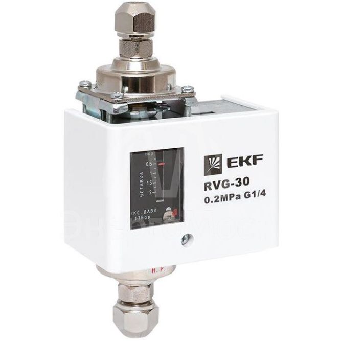 Реле перепада давления RVG-30-0.2-4 (0.2 МПа) EKF RVG-30-0.2-4