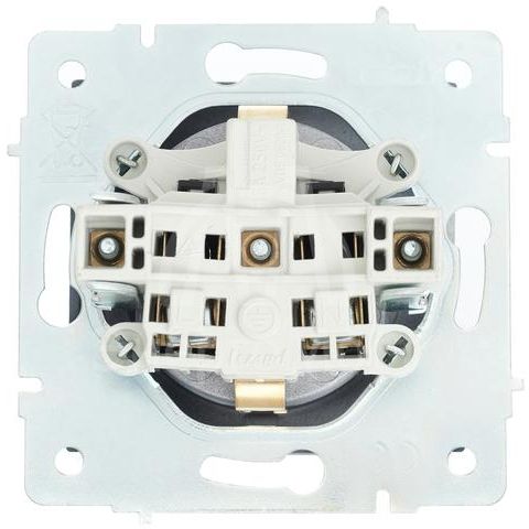 Розетка 1-м СП Vesna с заземл. ПБТ механизм графит LEZARD 742-3488-122B