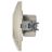 Розетка 1-м СП Кварта 10А IP20 без заземл. крем. IEK ERK13-K33-10-DM
