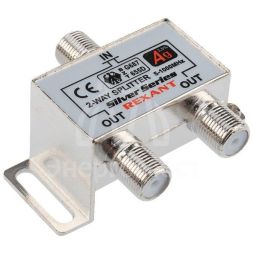 Делитель ТВ &amp;quot;краб&amp;quot; х2+3шт.F &amp;quot;BOX&amp;quot; 5-1000 МГц &amp;quot;Silver&amp;quot; Rexant 05-6101